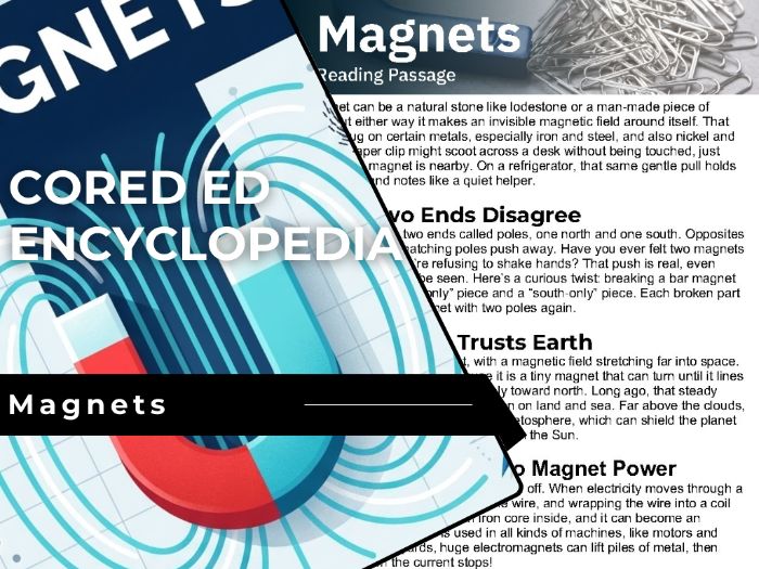 Magnets Reading Comprehension Passage - Cored Ed Encyclopedia