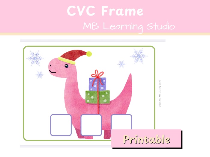 Christmas CVC Frame