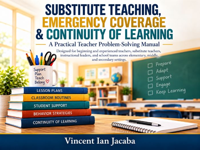 Substitute Teacher Plans & Emergency Classroom Coverage Handbook