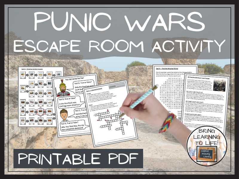 The Punic Wars Escape Room Activity