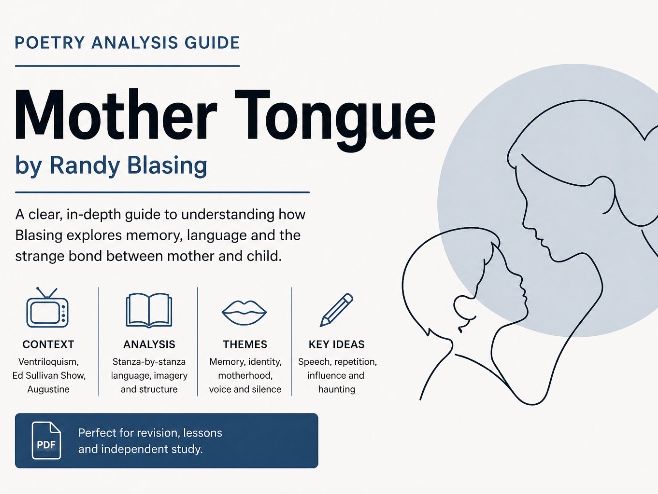 Mother Tongue Poem Analysis