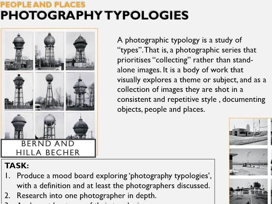 A Level Photography - Unit of Work. Initial Project/Skills based. People and Places theme