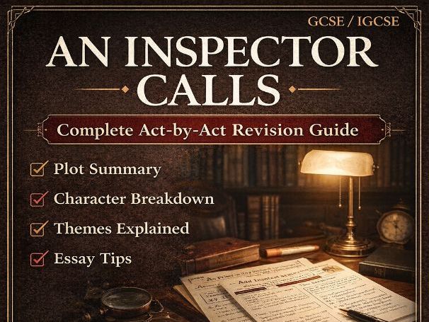 An Inspector Call - Act by Act - Plot Summary and Exam Guide