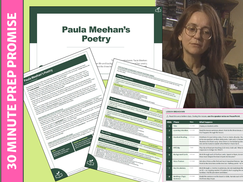 Introduction to Paula Meehans's Poetry (Complete Lesson Package)