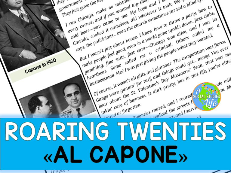 Al Capone on the Roaring Twenties POV