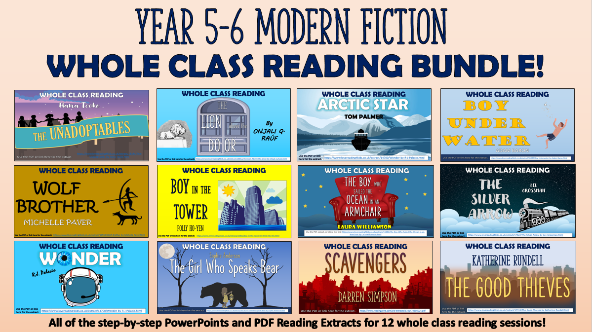 Year 5-6 Modern Fiction - Whole Class Reading Bundle!