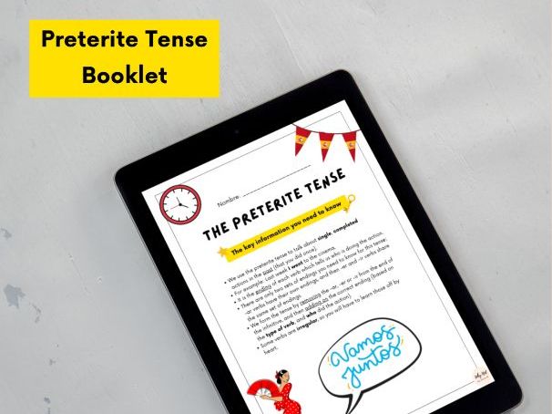 Spanish Preterite Tense Booklet