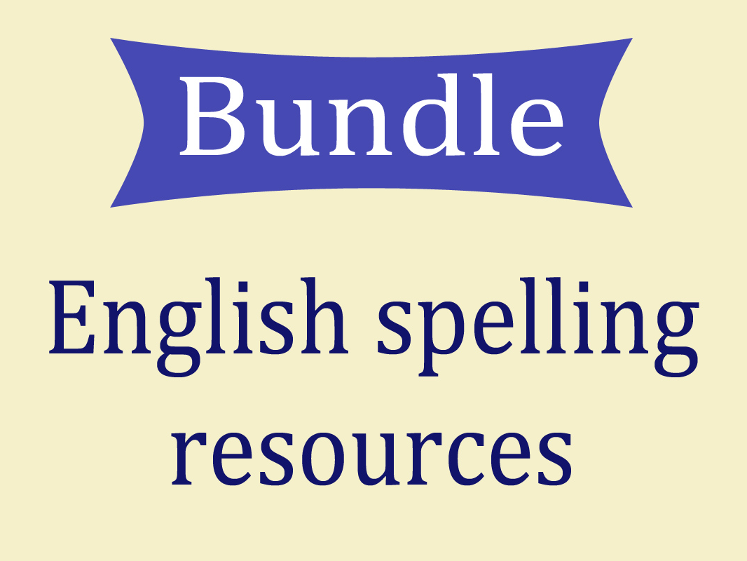 English Spelling Resources Bundle