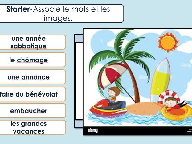 GCSE French - Je suis benevole
