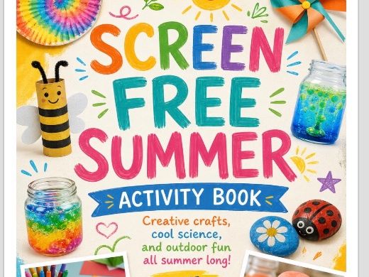 Screen Free Summer activity idea book