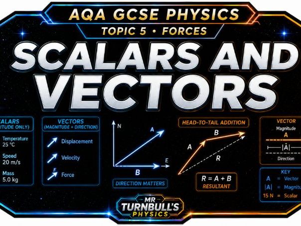 Scalars and Vectors (AQA GCSE Physics)