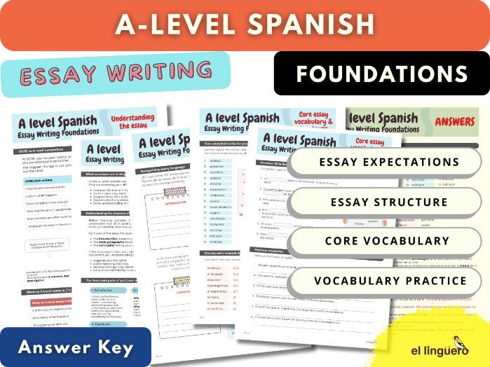 A Level Spanish Essay Writing - Foundations