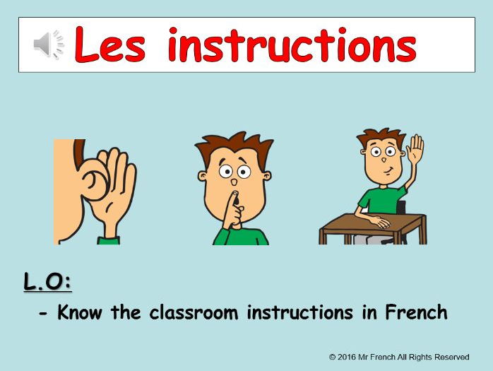 Primary French teaching resources Basics TES
