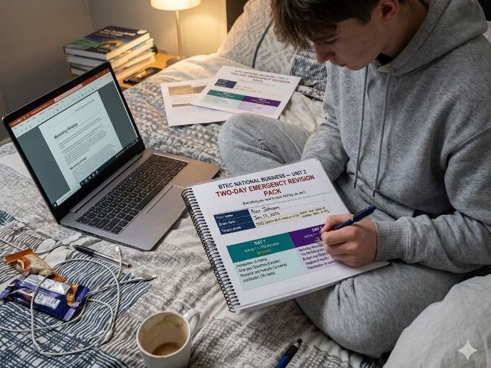 BTEC Unit 2 Marketing Two-Day Emergency Pack
