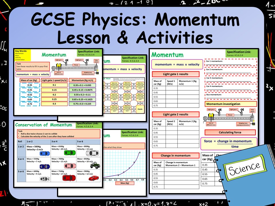 KS4 AQA GCSE Physics (Science) Momentum Lesson