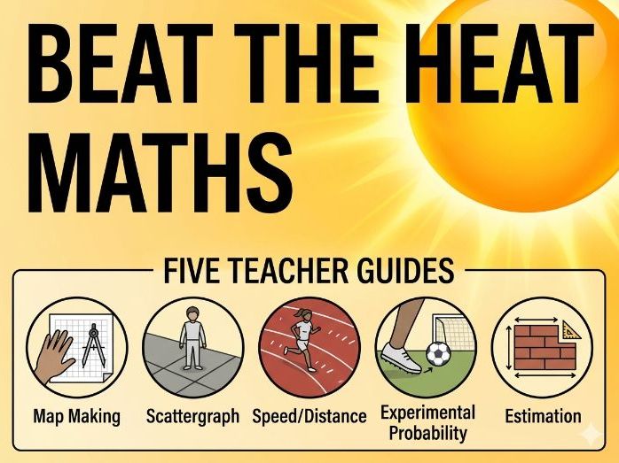 Beat the Heat: 5 Outdoor Low Prep Maths Activites