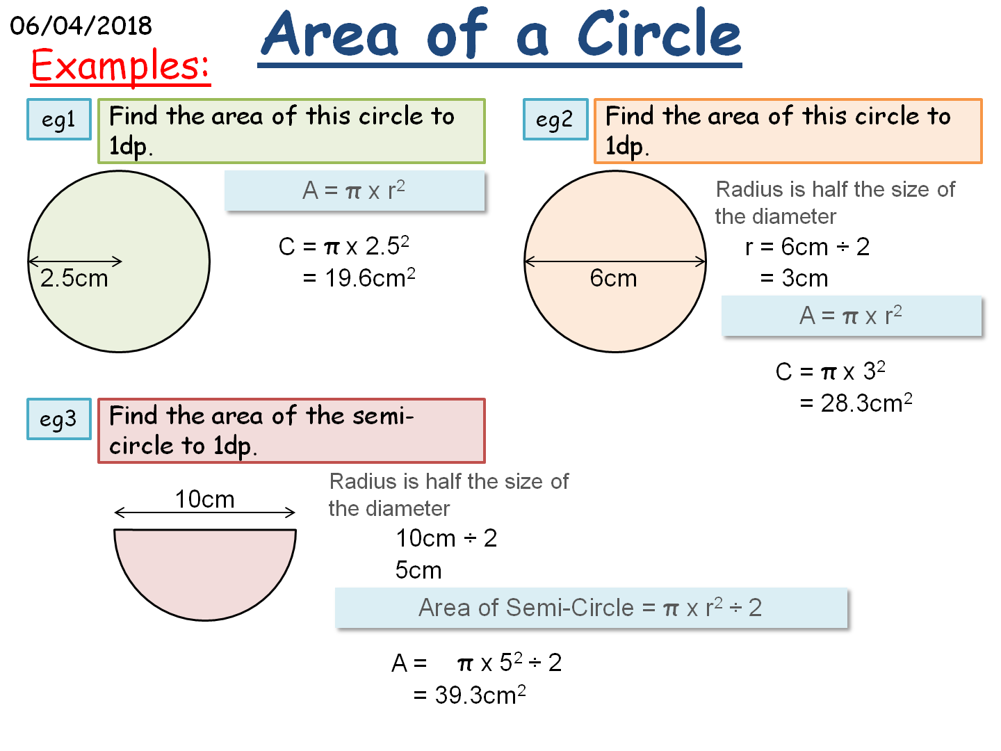 KS3/KS4 Maths: Circles Bundle