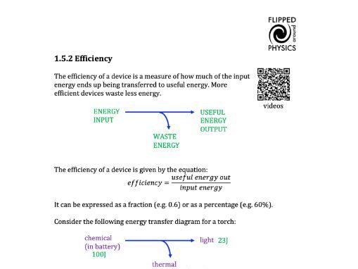 Efficiency