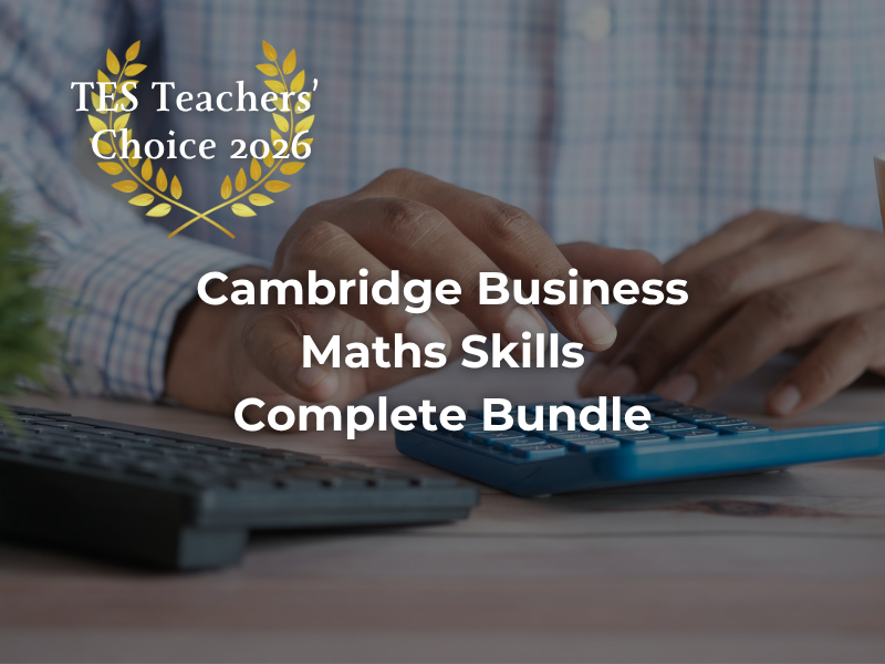 Cambridge AS and A Level Business 9609 Quantitative Skills | 9 PowerPoint Lessons with Answer Keys