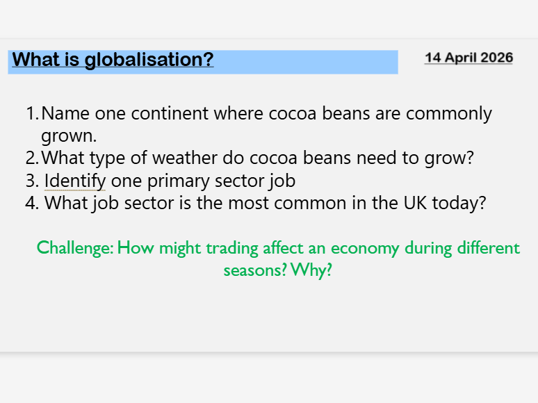What is globalisation?