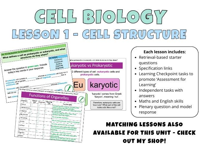 GCSE Cell Biology - Cell Structure Complete Lesson