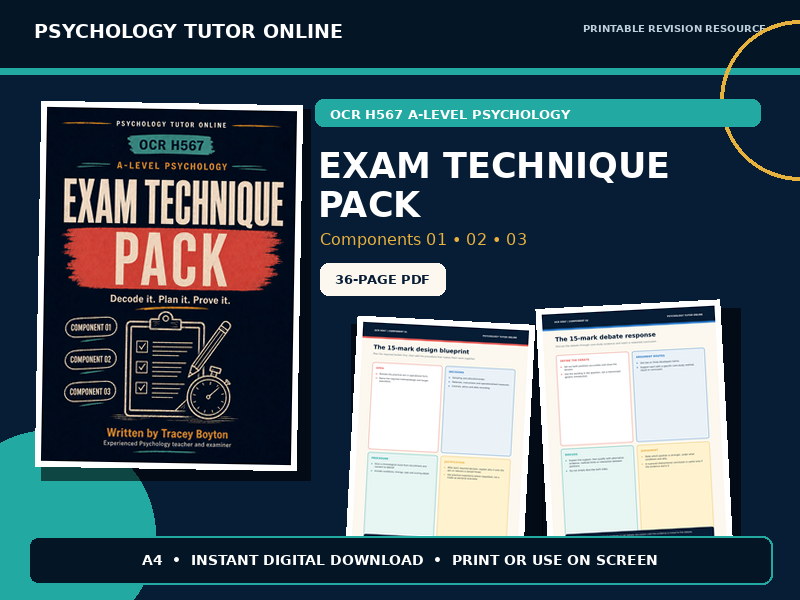OCR H567 Exam Technique Pack