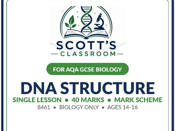 AQA GCSE Biology | DNA Structure, Protein Synthesis and Mutations | 40-Mark Lesson Pack with Mark Sc