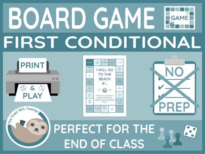 ESL First Conditional Board Game