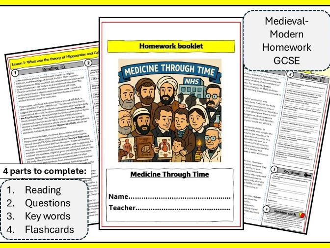 Medicine Through Time Revision Booklet