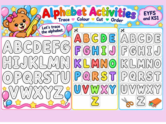 Trace /Sort the Alphabet with Betty Bear