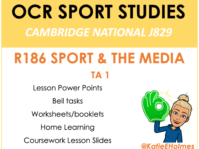 Sport Studies - R186 TA1 (Cnat J829)