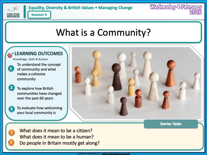 What is a community  PSHE