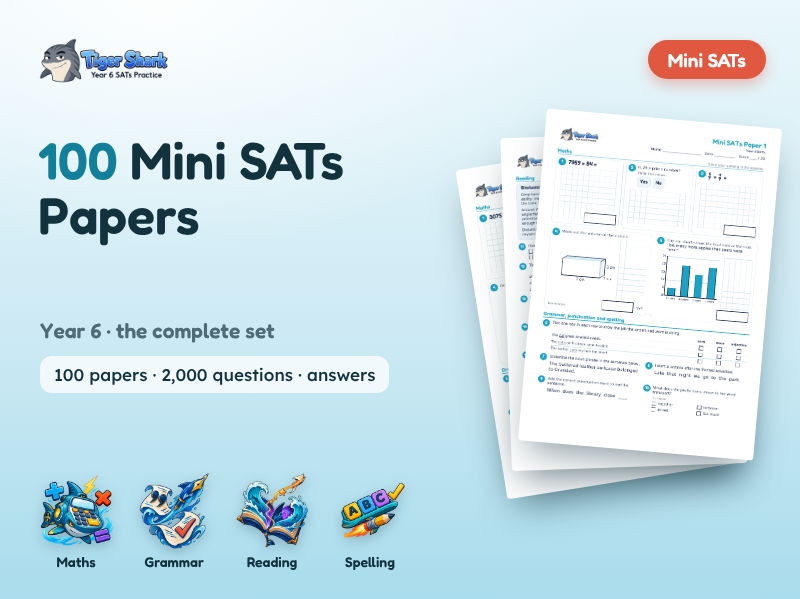 100 Mini SATs Practice Tests: KS2 Year 6