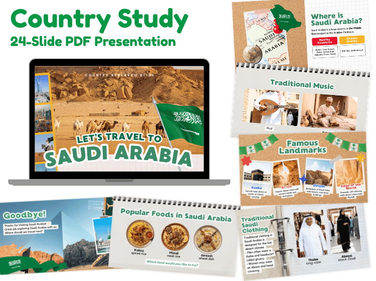 Saudi Arabia Country Study | Geography & Culture Presentation