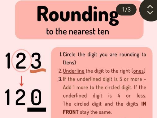 Rounding to 10, 100 and 1000 posters