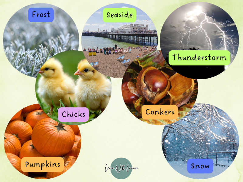 Four Seasons Vocab Discs