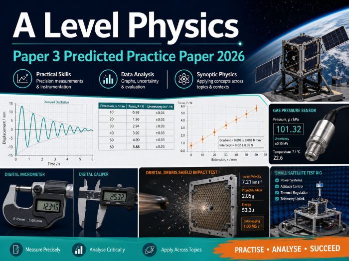 Edexcel A Level Physics 9PH0 Paper 3 Predicted Practice Paper 2026