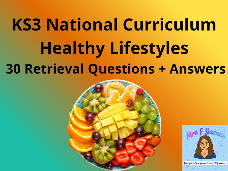 KS3 Science Health & Lifestyle – 30 Retrieval Questions + Answers