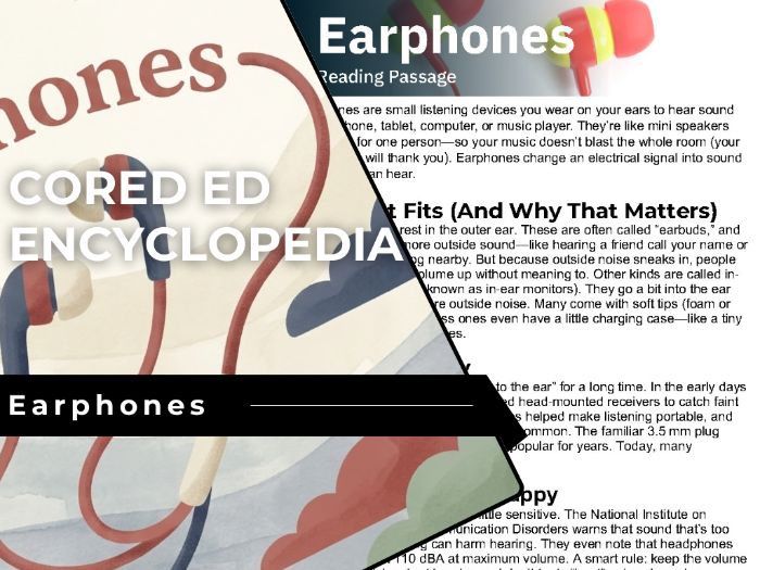 Earphones Reading Comprehension Passage - Cored Ed Encyclopedia