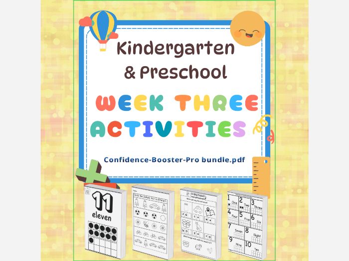 K-P Confidence Builder Bundle: Week 3
