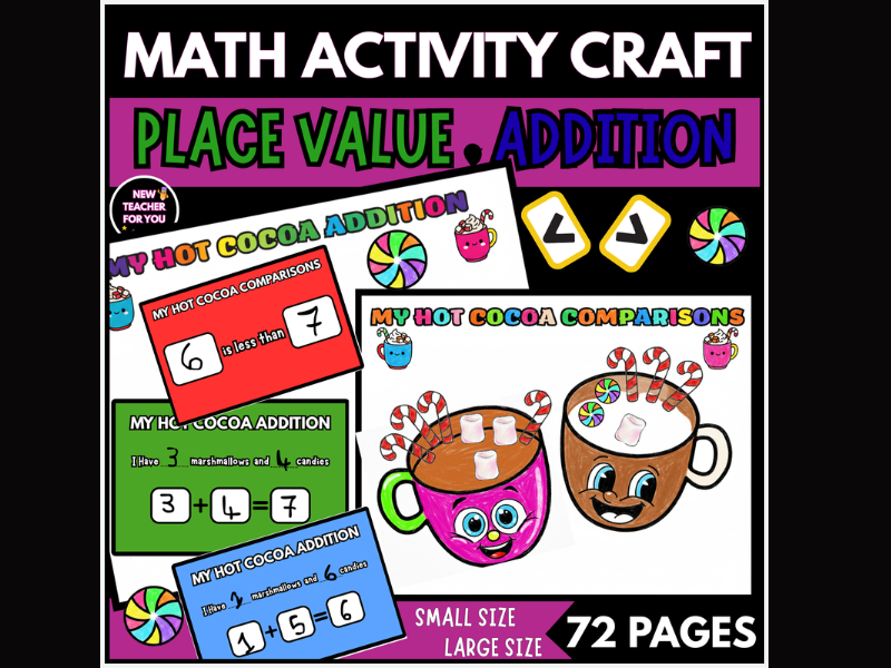 Christmas  Place Value  Craft Addition Add