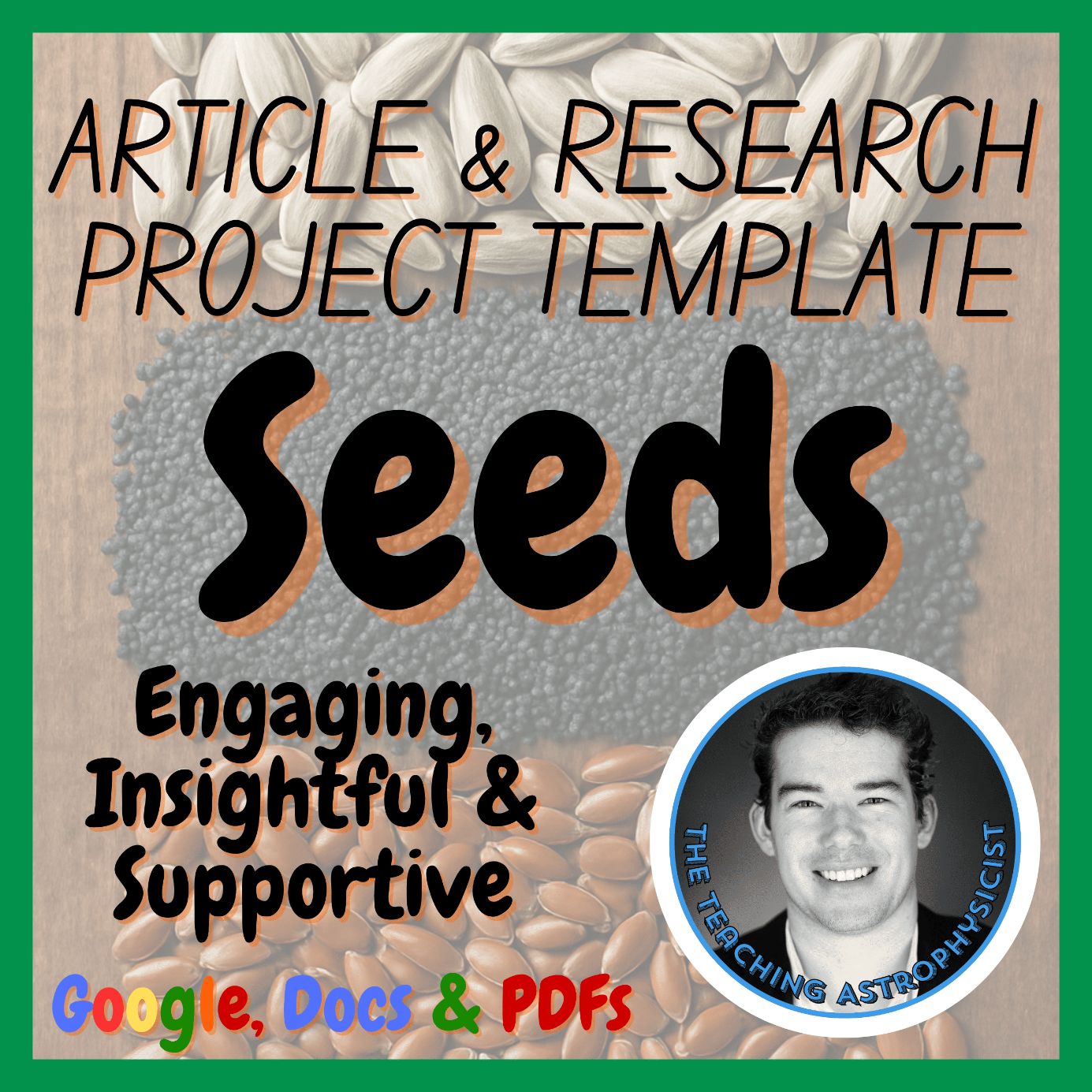 Seeds | Biology / Life Science Article + Research Project Template