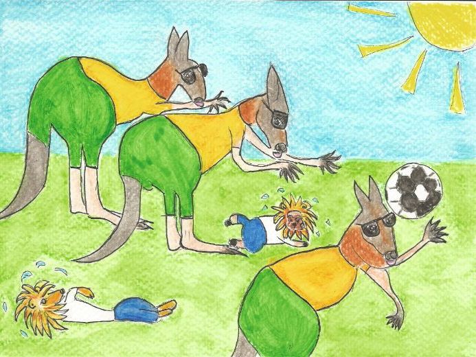 The World Cup:Dog United play the Australian Socceroos