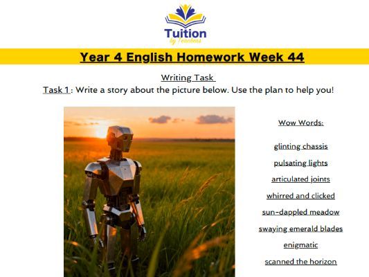 44. Year 4 Creative Writing & Spelling