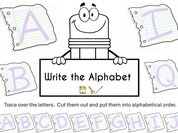 Let's Write and Order the Alphabet