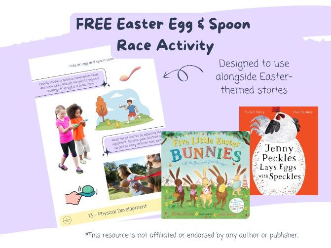 FREE Easter Egg & Spoon Race Activity