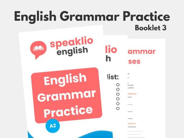 Book 3 A2 English Grammar Practice
