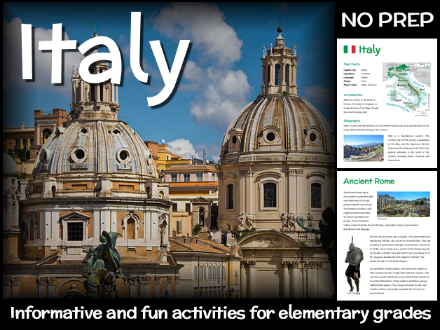 Italy (country study for elementary grades)