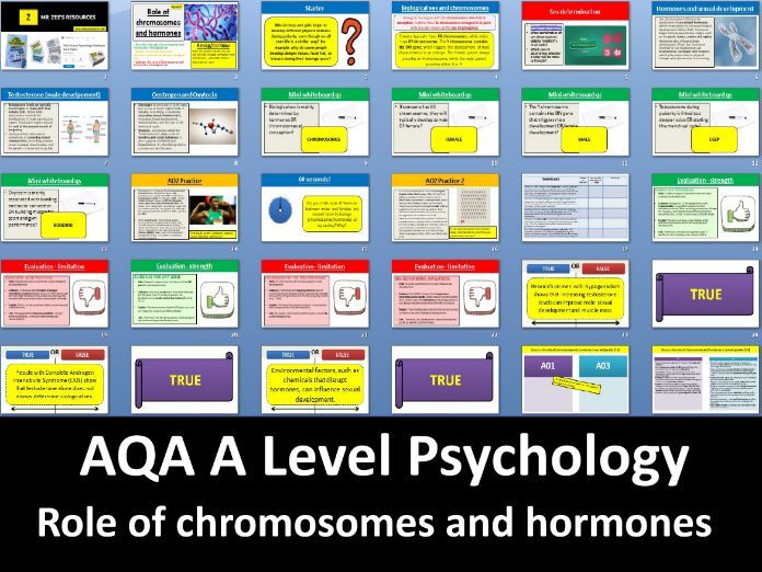 Role of chromosomes and hormones | First exams in 2027 - AQA A Level Psychology (Gender)