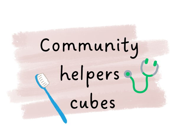 Community Helper Unifix Cubes